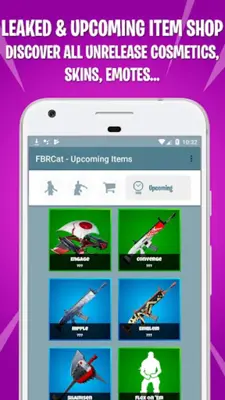 Skins, Emotes & Shop – FBRCat android App screenshot 0